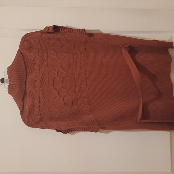 Brown, short sleeve, cardigen - Picture 6 of 7